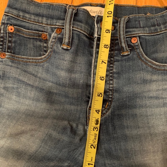 MADEWELL 10" High-Rise Skinny Jeans size 25 - Picture 9 of 15